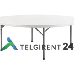 Ümmargune laud 150 cm peoinventari plastiklauad kokkupandavad lauad 150cm ümmargune laud 150cm